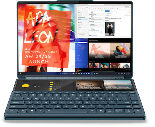 Lenovo Yoga Book 9 14IAH10 14" OLED Touchscreen 120Hz (Ultra 7-255H/32GB/1TB SSD/W11 Home) Lenovo YOGA 14-inch Sleeve Tidal Teal (GR Keyboard)