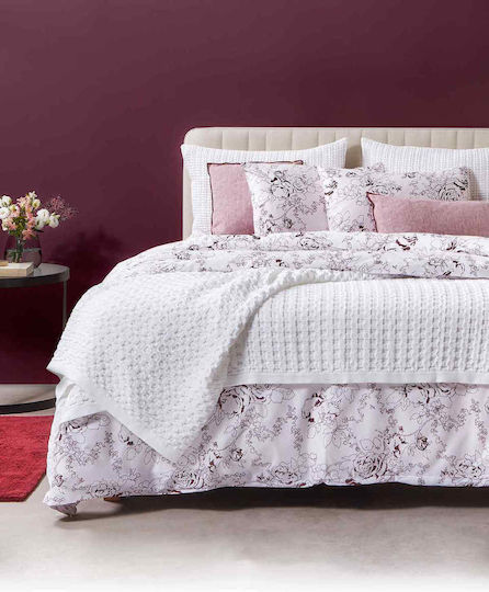 Peiraiki Patraiki Duvet Cover Set Cotton Single with Pillowcase 170x250 Sanderson Brown