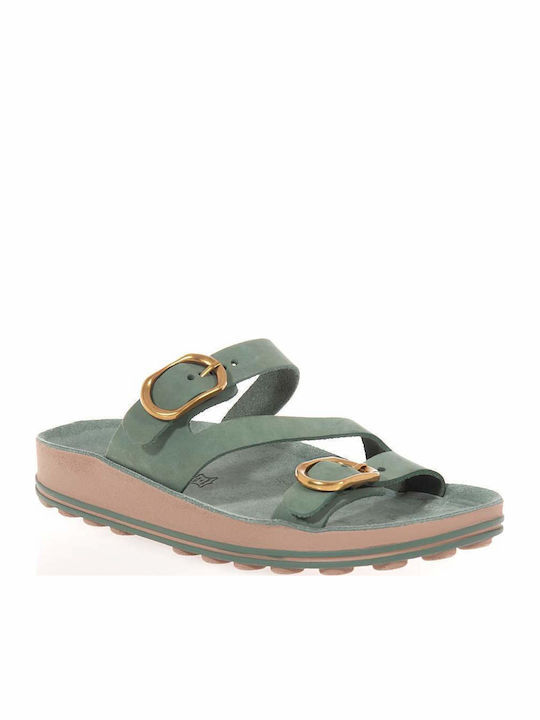 Marta Leather Women's Anatomic Sandals Turquoise