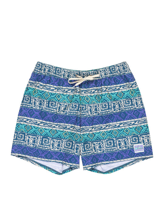 Surfsilk Straight Men's Swimwear Shorts Multicolour With Prints