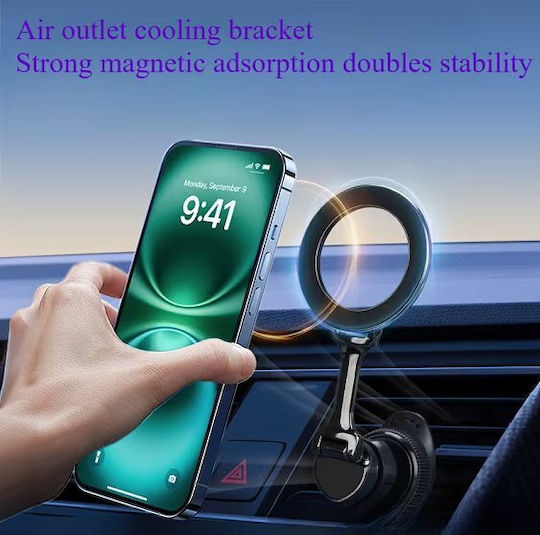 G399 Car Mobile Mount with Magnet Gun Grey