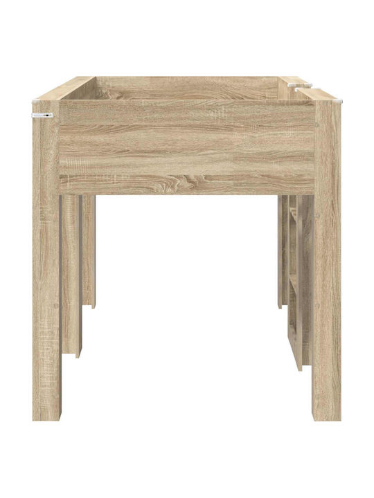 Kinderbett Koje Einzeln Beige für Matratze 90x200cm