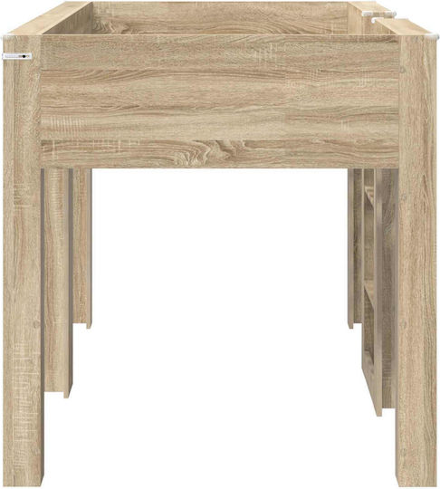 Kinderbett Koje Einzeln Beige für Matratze 90x200cm