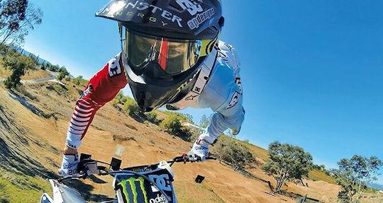 Селфи Каска Стойка Gopro Черен
