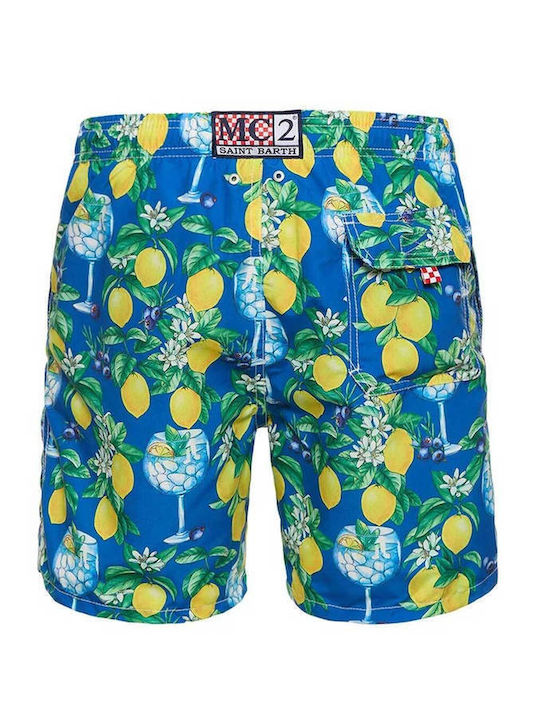 Men's Swimwear Bermuda Multicolour with Patterns