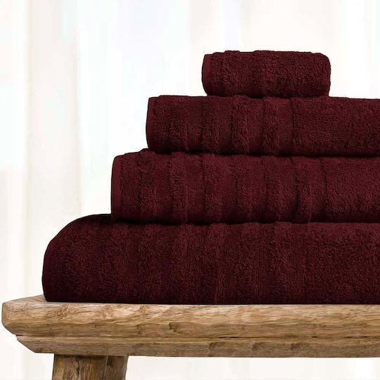 Fieldcrest Badehandtuch Ultra Soft 76x147εκ. Burgundisch