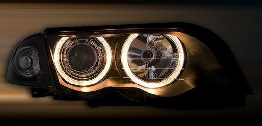 Depo Vordere Autolampen Engelsaugen Für BMW E46 1998-2001 2 Stück
