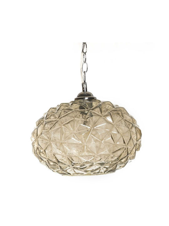 Tura Ceiling Light Transparent with E27 Socket 35x35cm