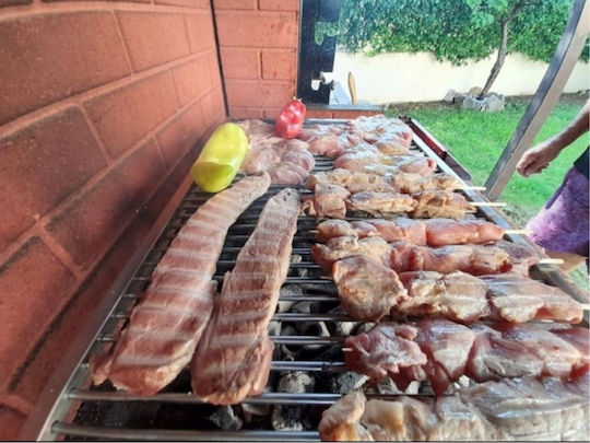 Inox Grill Rack with Legs