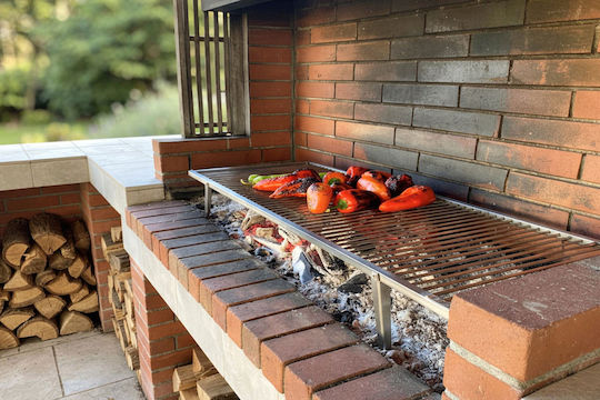 Inox Grill Rack with Legs