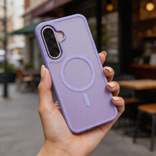 Tech-Protect Magmat Silicone Plastic Back Cover Lilac Galaxy A36 A37