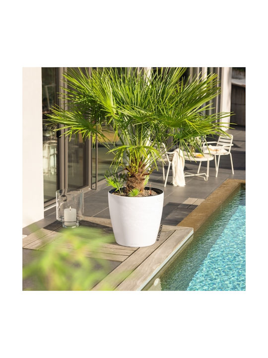 Lechuza Classico Ls Self-Watering Flower Pot White 49x49x46cm