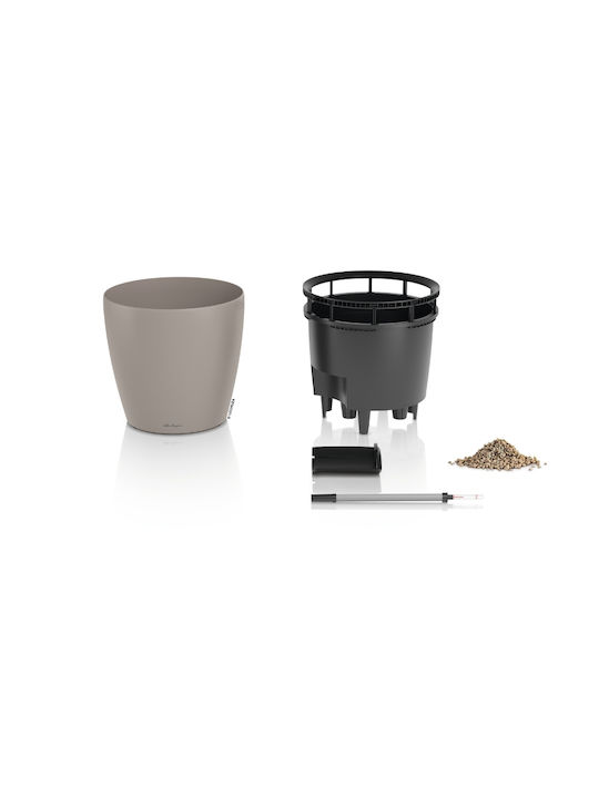 Lechuza Classico LS Self-Watering Flower Pot Sand Brown 49x49x46cm