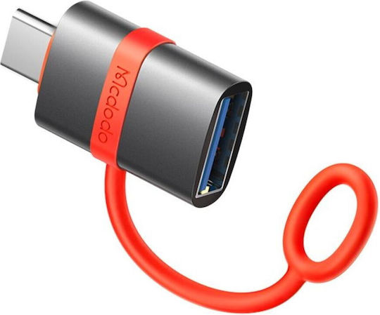 Mcdodo USB-A към USB-C адаптер Черен