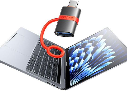 Mcdodo USB-A към USB-C адаптер Черен