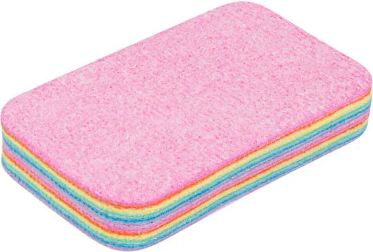 Multilayer Mikrofaser-Küchenschwämme Regenbogen Doly Magic Fiber