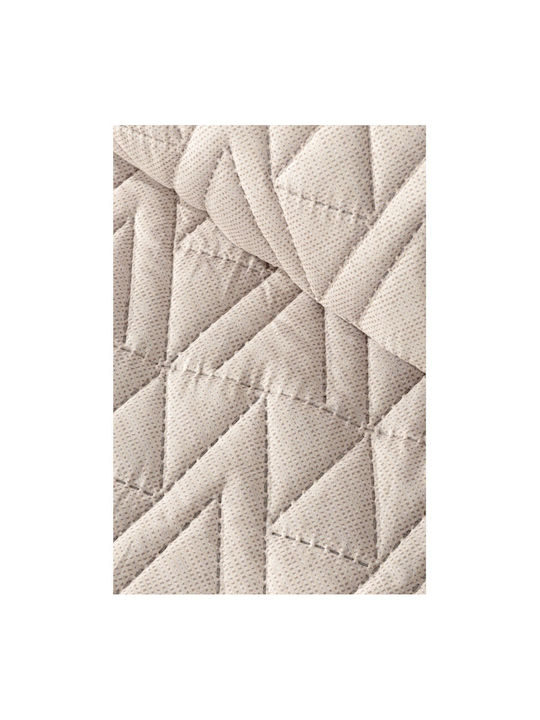 Guy Laroche Kylian Kylian Tagesdecken Set Halbdoppel aus Polyester Natur 180x240cm 2Stücke