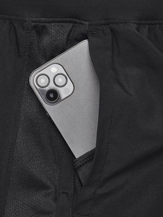 Launch 7'' 2 in 1 Sports Men's Shorts All Black