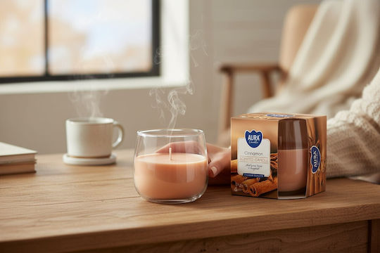 Bispol Lumânare Aromatică în Borcan cu Miros de Scorțișoară 130gr