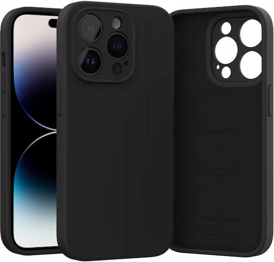 Spacecase Силиконова Задна Корица Черна (iPhone 14 Pro)