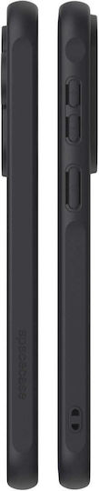Spacecase Hybrid Magsafe Back Cover Πλαστικό Μαύρο (Galaxy A37)