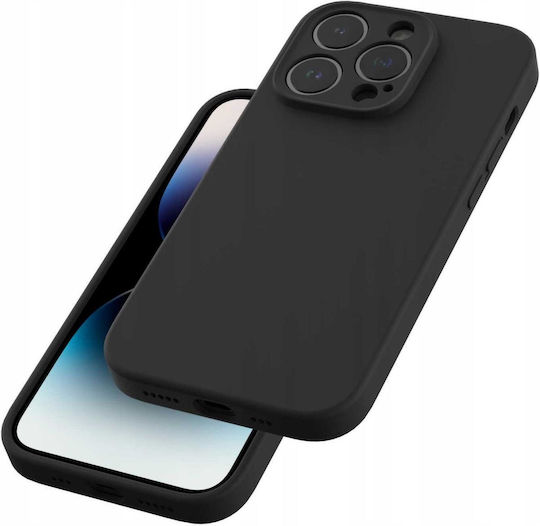 Spacecase Силиконова Задна Корица Черна (iPhone 14 Pro)