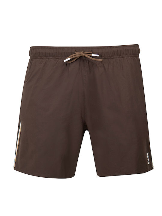 Men's Swimwear Shorts Dark Brown