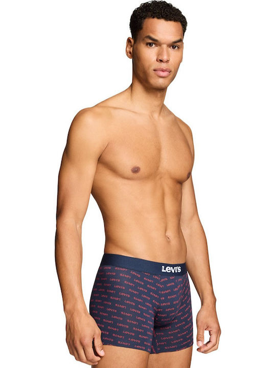 Мъжки Боксерки Navy/Червени 2Pack