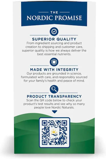 Nordic Naturals Suport Ulei de Pește 1000mg 1.5gr 60 Capsule cu Aromă de Turmeric