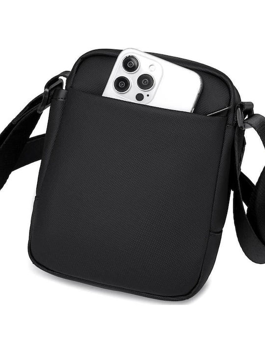 Herren Schulter / Crossbody Tasche Grau