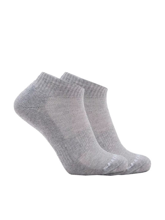 Skechers Тери Бягащи Спортни Чорапи Сиви 3 Чифта