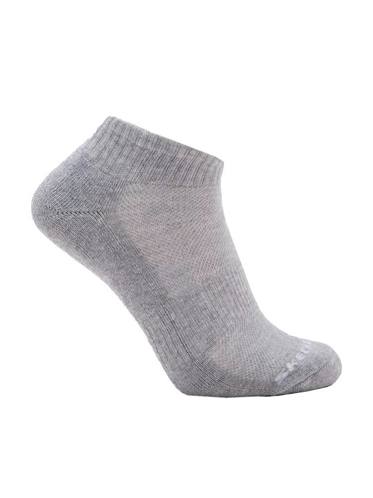 Skechers Тери Бягащи Спортни Чорапи Сиви 3 Чифта