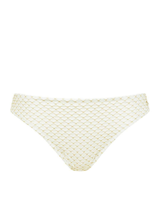 Bikinihosen Slip Weiß