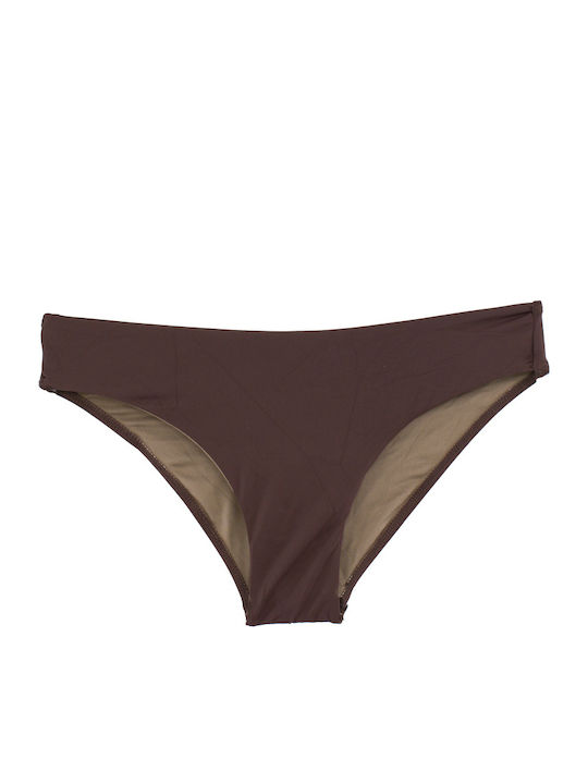 Plus Size Women's Bikini Swimsuit Underwire Boho Flexfit Brown
