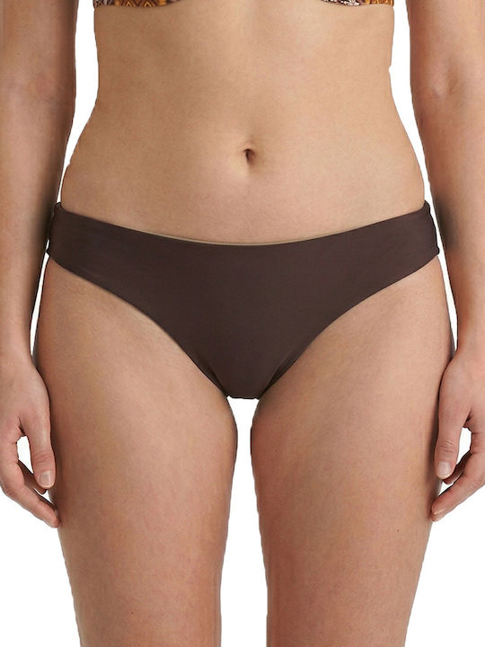 Plus Size Women's Bikini Swimsuit Underwire Boho Flexfit Brown