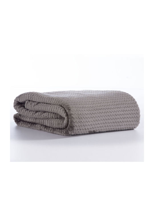 Nef-Nef Homeware Cameron Ριχτάρι Διθέσιου Καναπέ Ζακάρ 180x250εκ. Grey 031790