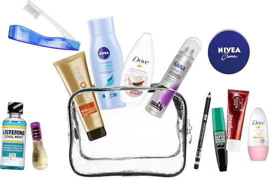 Stop To Shop Custom Bundle Travel Essentials Kit In A Pvc Vanity Case Women
