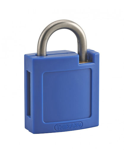 Plastic Padlock Cover Lockout Mach3 40 mm Blue Thirard 00084718