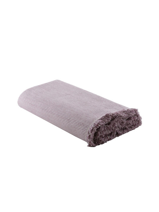 Nef-Nef Homeware Nature 22 Ριχτάρι Διθέσιου Καναπέ Ζακάρ 170x250εκ. Lilac 030995