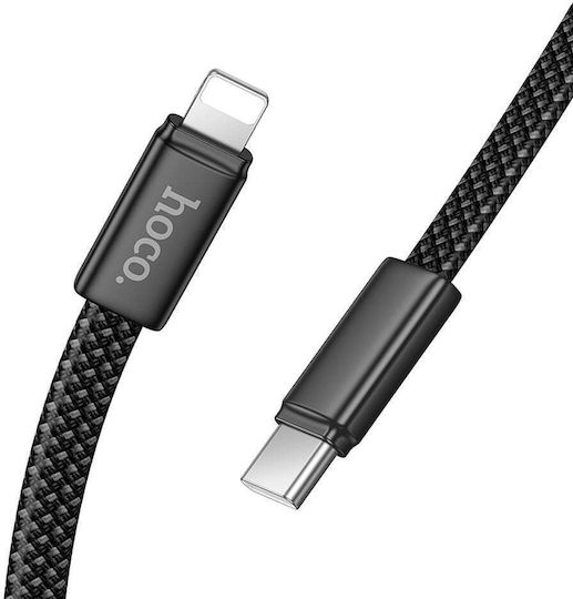 Hoco Flach USB 2.0 Kabel USB-C männlich - USB-C 60W Weiß 1m (HOC-X125c-W)