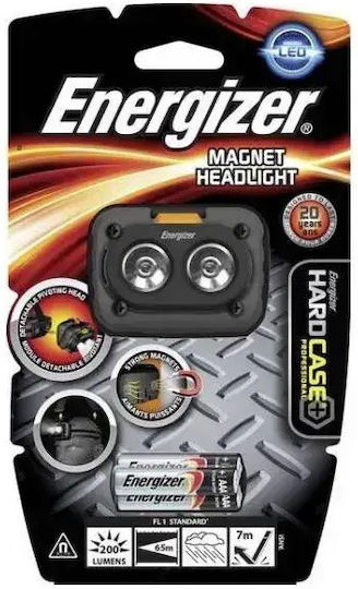 Energizer Φακός Κεφαλής LED IPX4 με Μέγιστη Φωτεινότητα 250lm Hard Case Professional