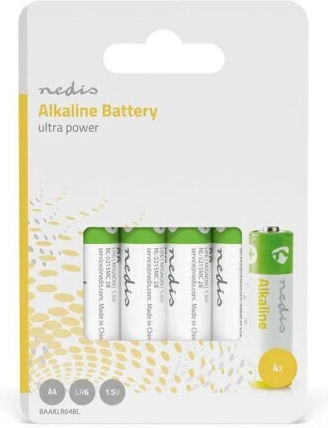 Nedis Baterii Alcaline AA 1.5V 4buc