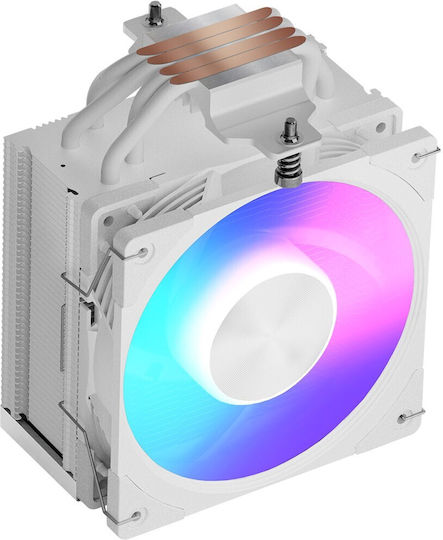 Modecom Volcano 0C T721 CPU Cooler for Socket AM4/AM5/1200/1700 with ARGB Lighting White