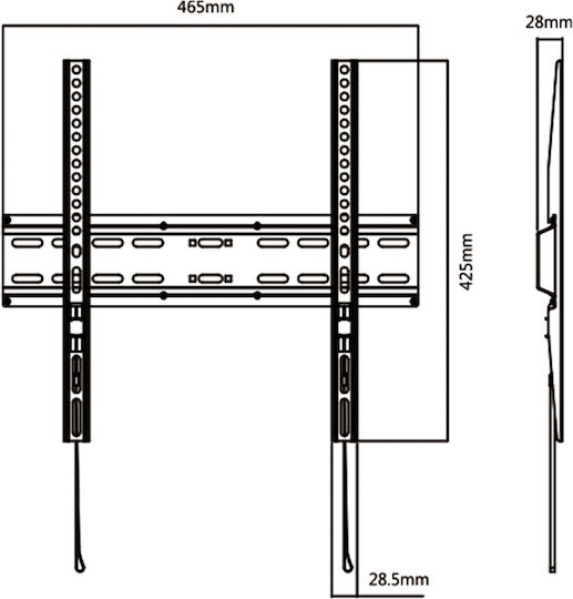 Elb-2355/fix Jollyline Βαση Toixoy Tv 23-55 Fixed 35kg