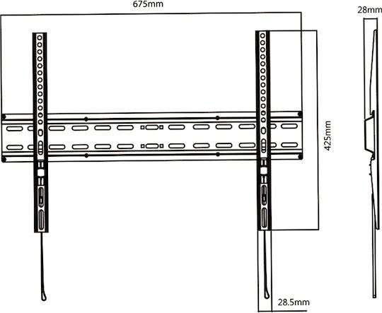 Elb-3280/fix Jollyline Βαση Toixoy Tv 32-80 Fixed 35kg
