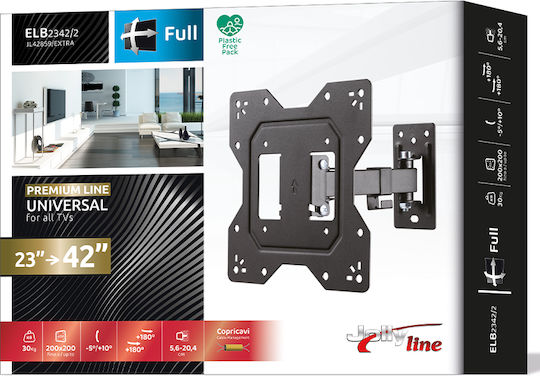 Jollyline ELB-2342/2 TV Wall Mount with Extension Arm 42" and 30kg