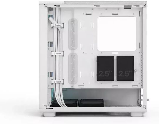 Fractal Design Epoch XL Gaming Full Tower Κουτί Υπολογιστή με Πλαϊνό Παράθυρο και RGB Φωτισμό Λευκό