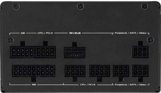 Asus Prime Gold Black Edition 850W Μαύρο Τροφοδοτικό Υπολογιστή Full Modular 80 Plus Gold