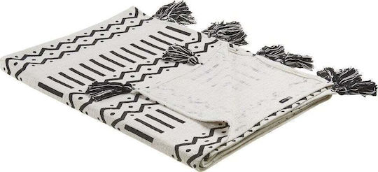 Beliani Πολυθρόνας Π130xΜ180cm Black-White