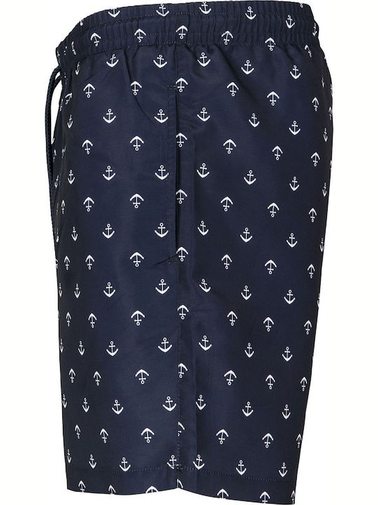 Herren-Bademode Kurze Hosen Anchor Navy mit Muster